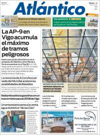 Portada de Atlántico Diario (Espa&ntilde;a)