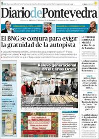 Portada de Diario de Pontevedra (Espa&ntilde;a)