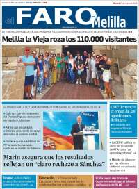 Portada de El Faro de Melilla (Espa&ntilde;a)