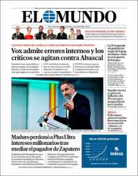 Portada de El Mundo (Espa&ntilde;a)