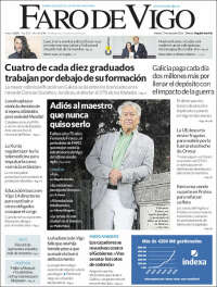 Portada de Faro de Vigo (Espa&ntilde;a)