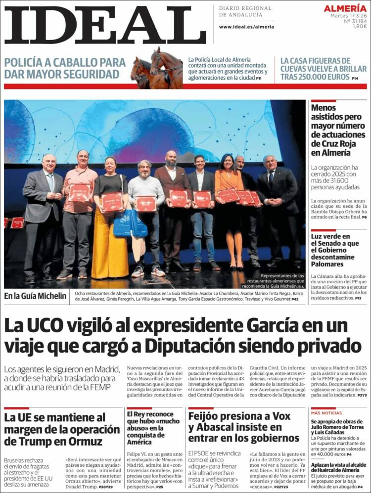 Portada de Ideal Almeria (Espa&ntilde;a)