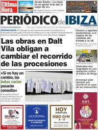 Portada de Periódico de Ibiza (Espagne)