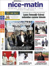 Portada de Nice-Matin (France)