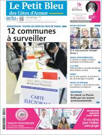 Portada de Le Petit Bleu (Francia)