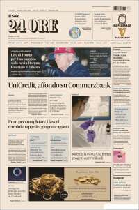 Portada de Il Sole 24 ORE (Italia)