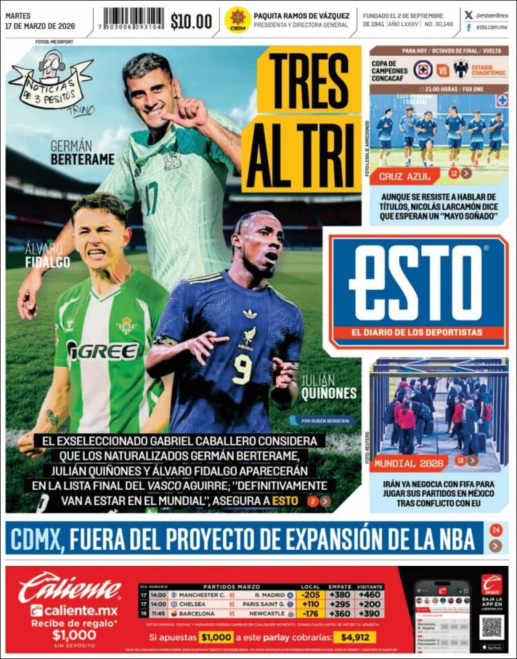 Portada de Esto (M&eacute;xico)