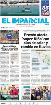 Portada de El Imparcial (M&eacute;xico)