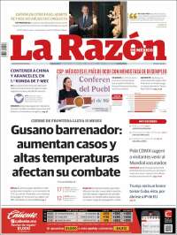 Portada de La Razón (M&eacute;xico)