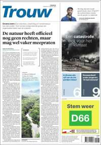 Portada de Trouw (Netherlands)