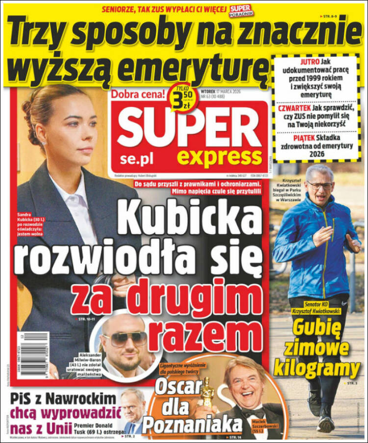 Portada de Super Express (Polonia)