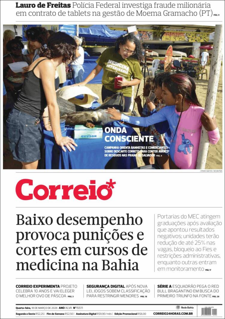 Portada de Correio* (Brasil)