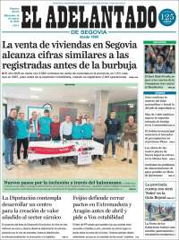 Portada de El Adelantado de Segovia (Espa&ntilde;a)