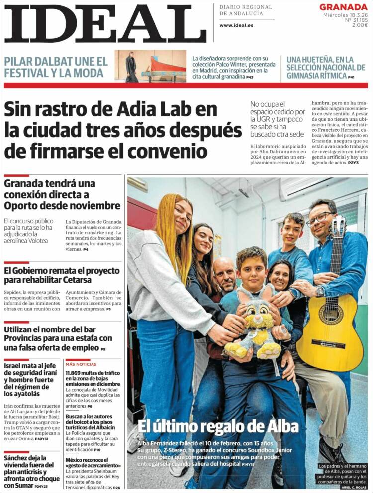 Portada de Ideal (Espa&ntilde;a)