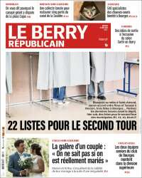 Portada de Berry Republicain (Francia)