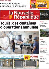 Portada de La Nouvelle Republique (Francia)