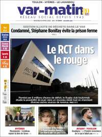 Portada de Var-Matin (France)