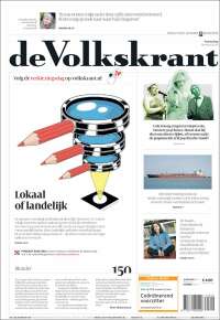 Portada de De Volkskrant (Pa&iacute;ses Bajos)