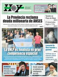 Portada de Diario Hoy (Argentina)