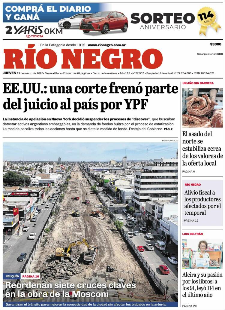 Portada de Rio Negro (Argentina)
