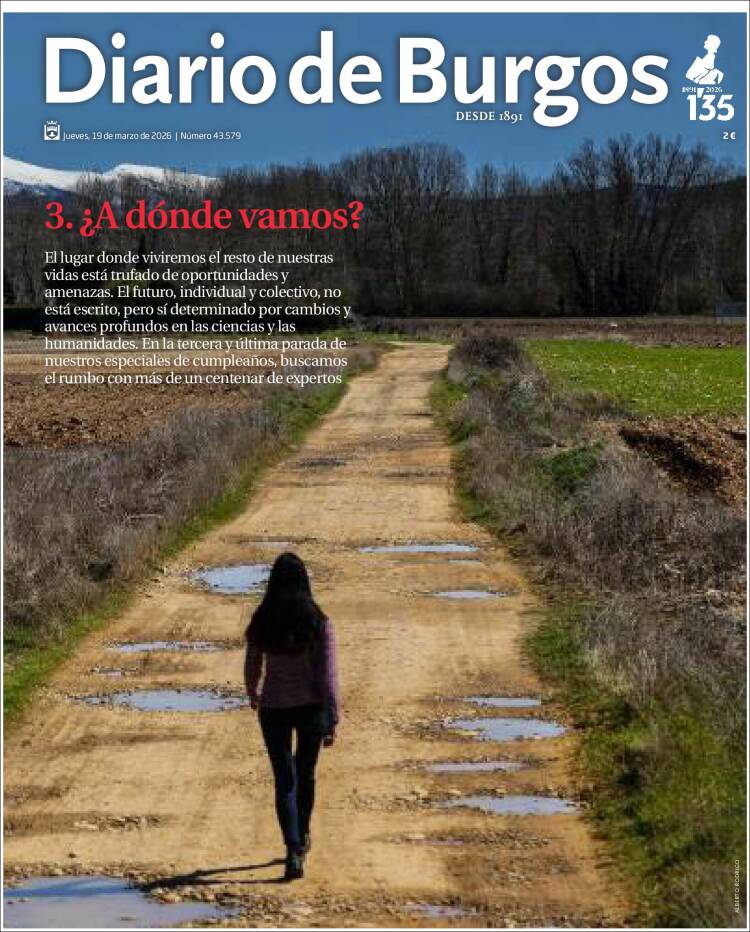 Portada de Diario de Burgos (Espa&ntilde;a)