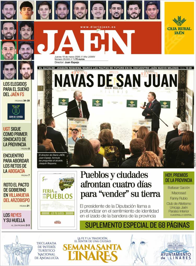 Portada de Diario Jaén (Espa&ntilde;a)