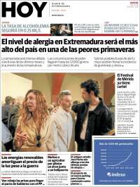 Portada de Hoy - Badajoz (Espa&ntilde;a)