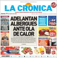 Portada de La Crónica de Baja California (M&eacute;xico)