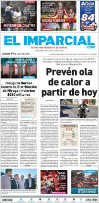 Portada de El Imparcial (M&eacute;xico)