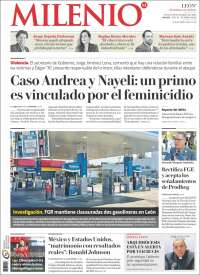 Portada de Milenio de León (Mexico)