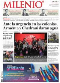 Portada de Milenio de Puebla (Mexico)