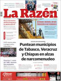 Portada de La Razón (Mexico)