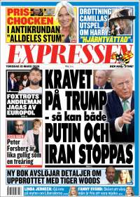 Portada de Expressen (Suecia)