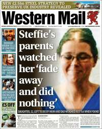 Portada de Western Mail (Reino Unido)