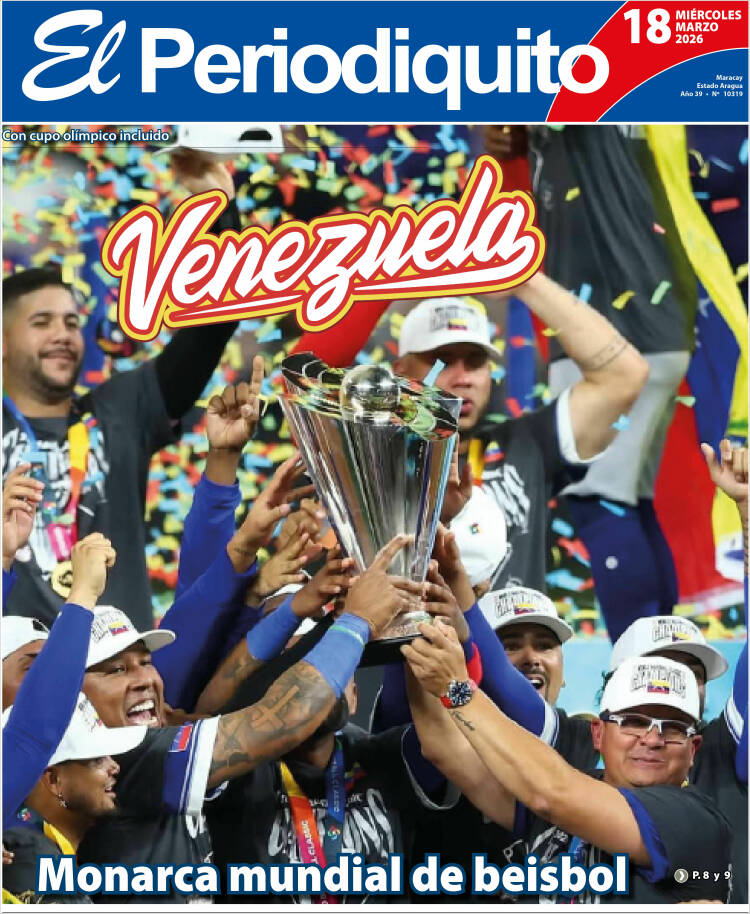 Portada de Periodiquito de Aragua (Venezuela)