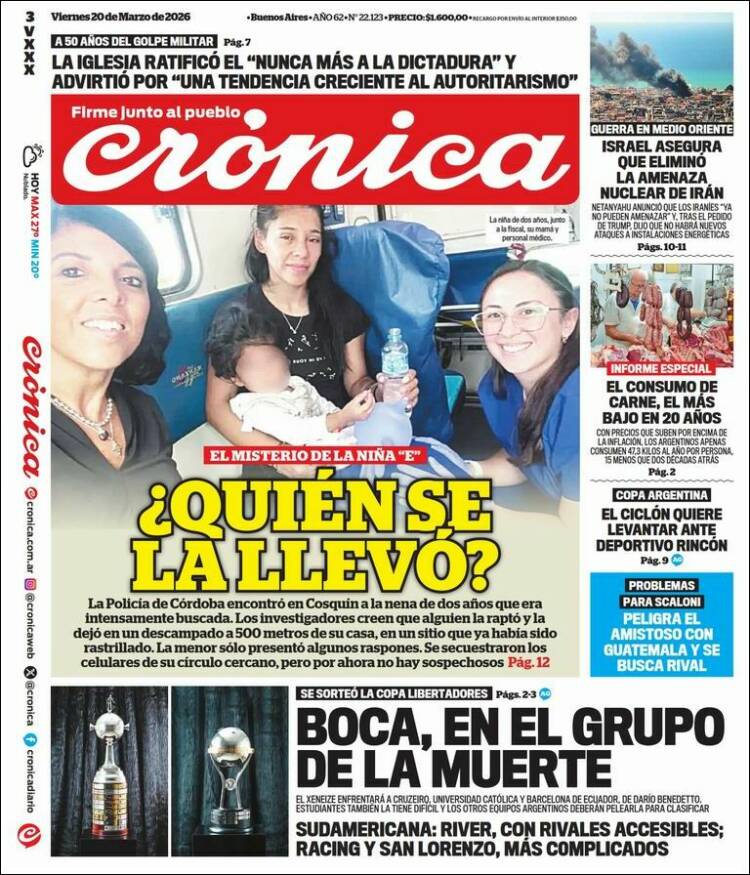 Portada de La Voz del Chaco (Argentina)