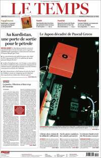Portada de Le Matin (Switzerland)