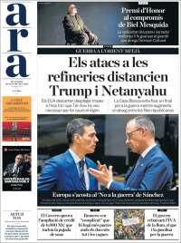 Portada de Ara (Spain)