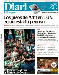 Portada de Diari de Tarragona (Spain)