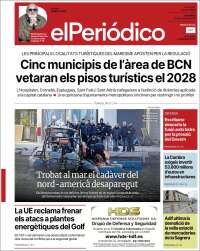 Portada de El Periódico de Catalunya (Spain)