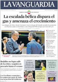 Portada de La Vanguardia (Spain)