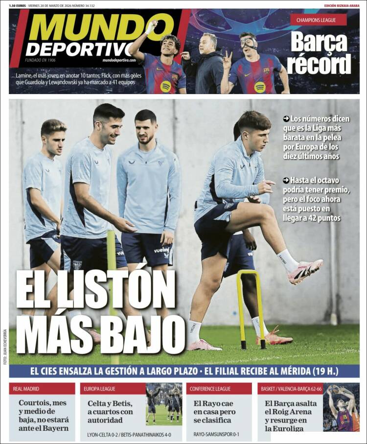 Portada de Mundo Deportivo Bizkaia (Espa&ntilde;a)
