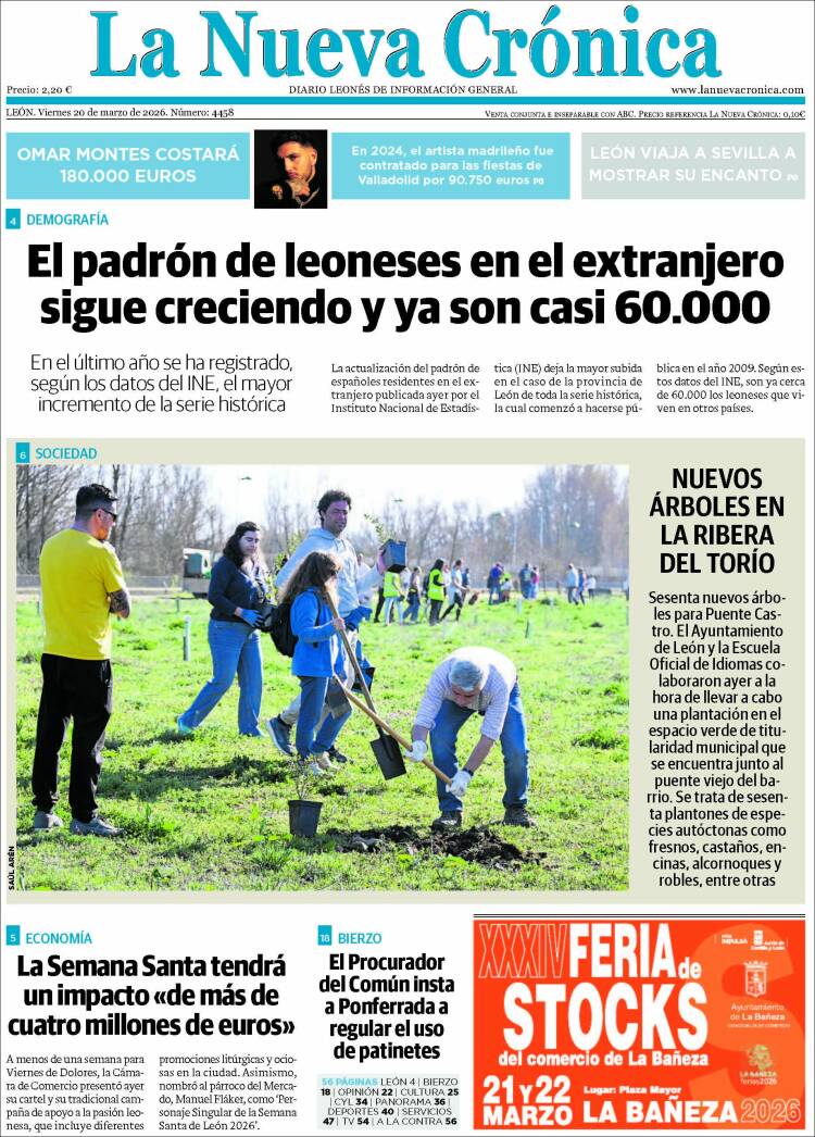 Portada de La Nueva Crónica (Espa&ntilde;a)