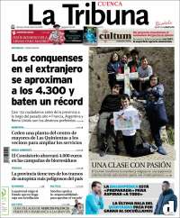 Portada de La Tribuna de Cuenca (Spain)