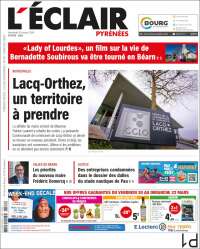 Portada de L'Eclair des Pyrénées (France)