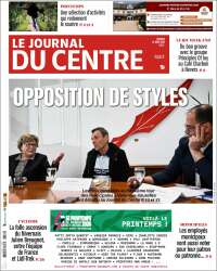 Portada de Le Journal du Centre (Francia)