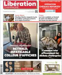 Portada de Libération Champagne (Francia)