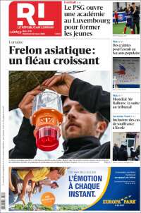 Portada de Le Republicain Lorrain (Francia)