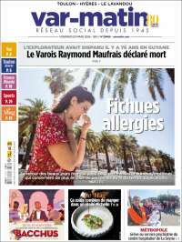 Portada de Var-Matin (France)