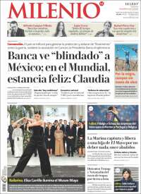 Portada de Milenio (M&eacute;xico)
